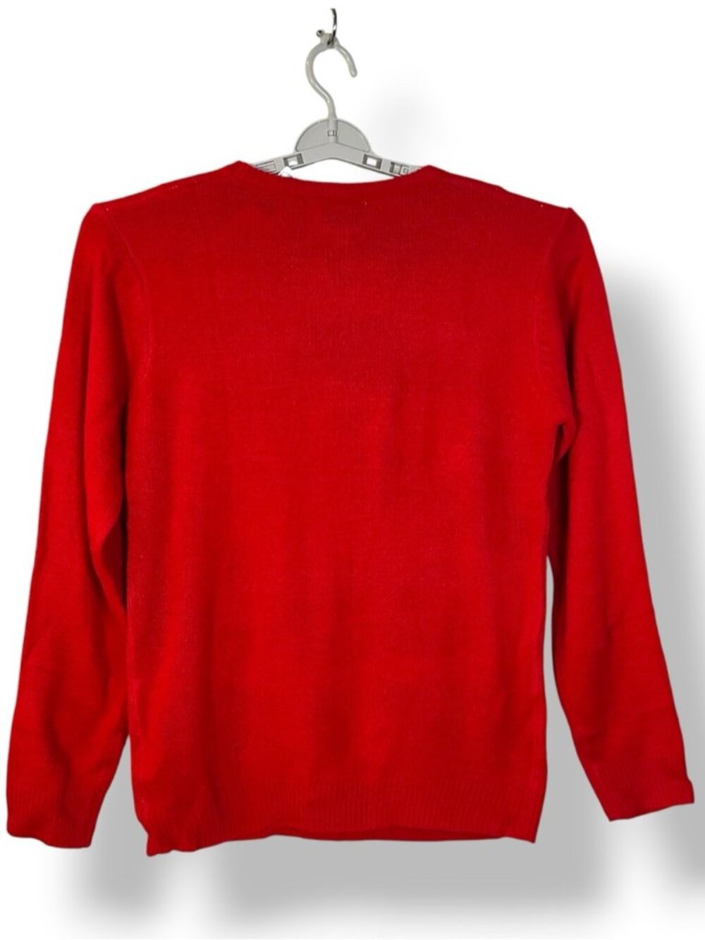 Ugly Christmas Sweater Crew Neck Rudolph Reindeer Red NEW Women Plus XXL - Picture 4 of 16